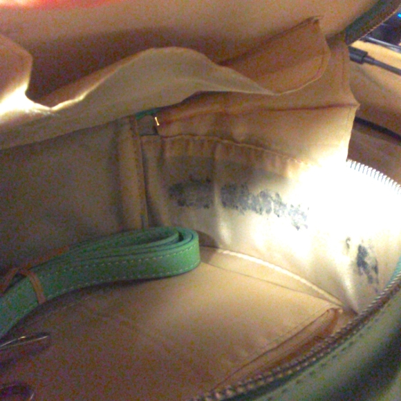 BNWOT HAUS OF SY ROUND BAG EXTRA SHOULDER STRAP TOO VERY LIGHT TEAL (READ INFO) - Picture 10 of 10